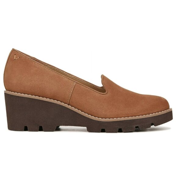 Vionic Women's 'Willa' Wedge Loafer in Toffee Tan/Brown Size - Picture 2 of 10